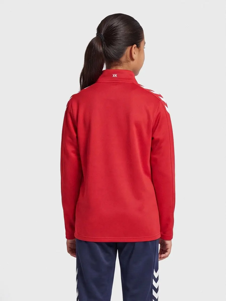 Hummel Hmlcore XK Half Zip Sweat - 164 - True Red - afbeelding 6 van 6