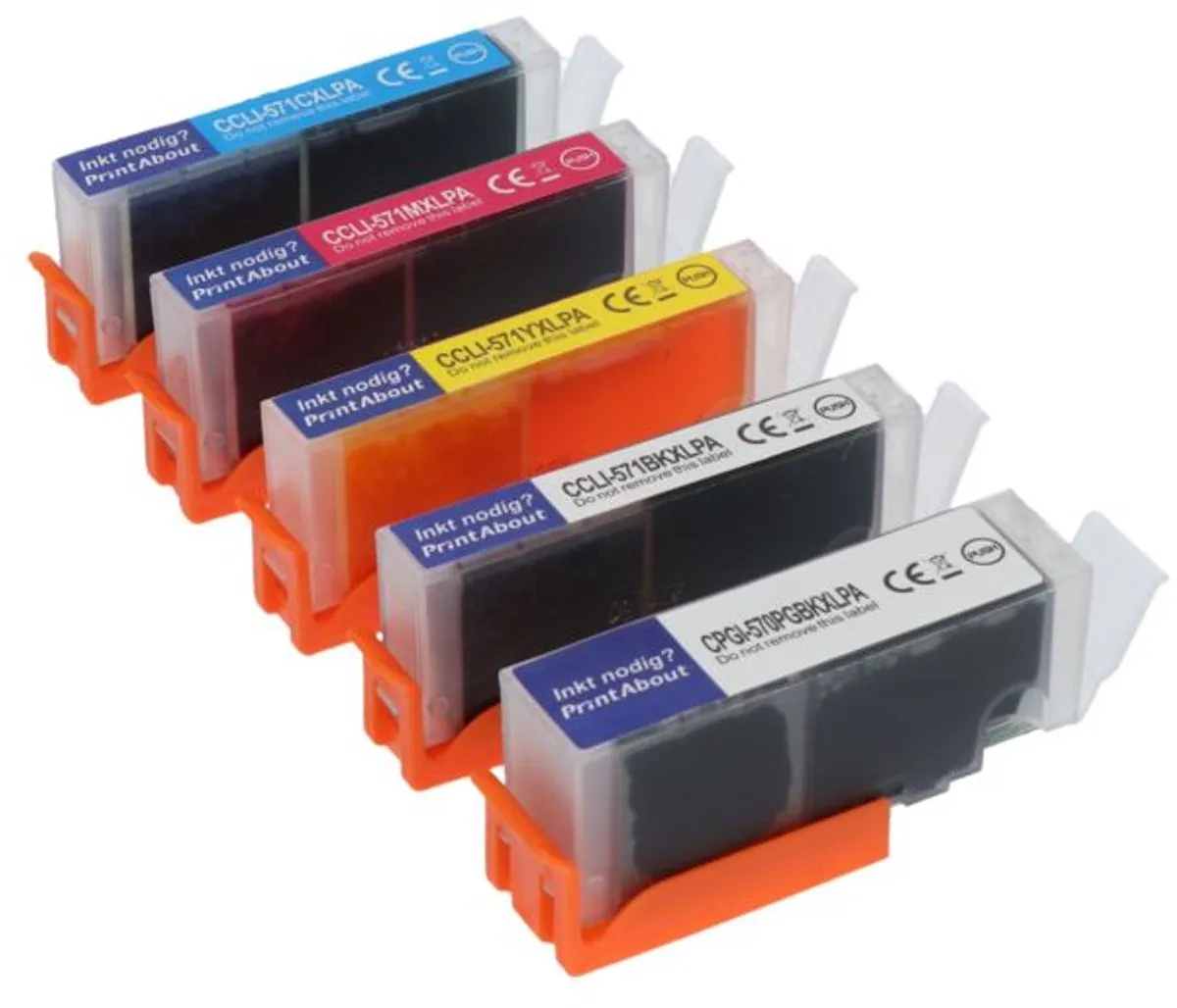 PrintAbout Canon PGI-570/CLI-571 Inktcartridges 5-kleuren - 4.700 pagina's