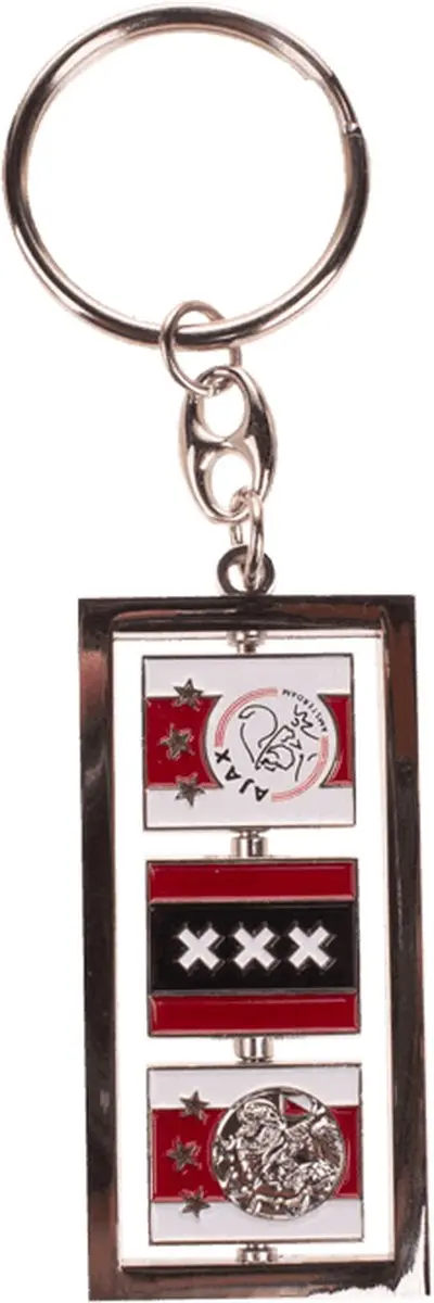 Ajax-sleutelhanger 3 kubus logo's