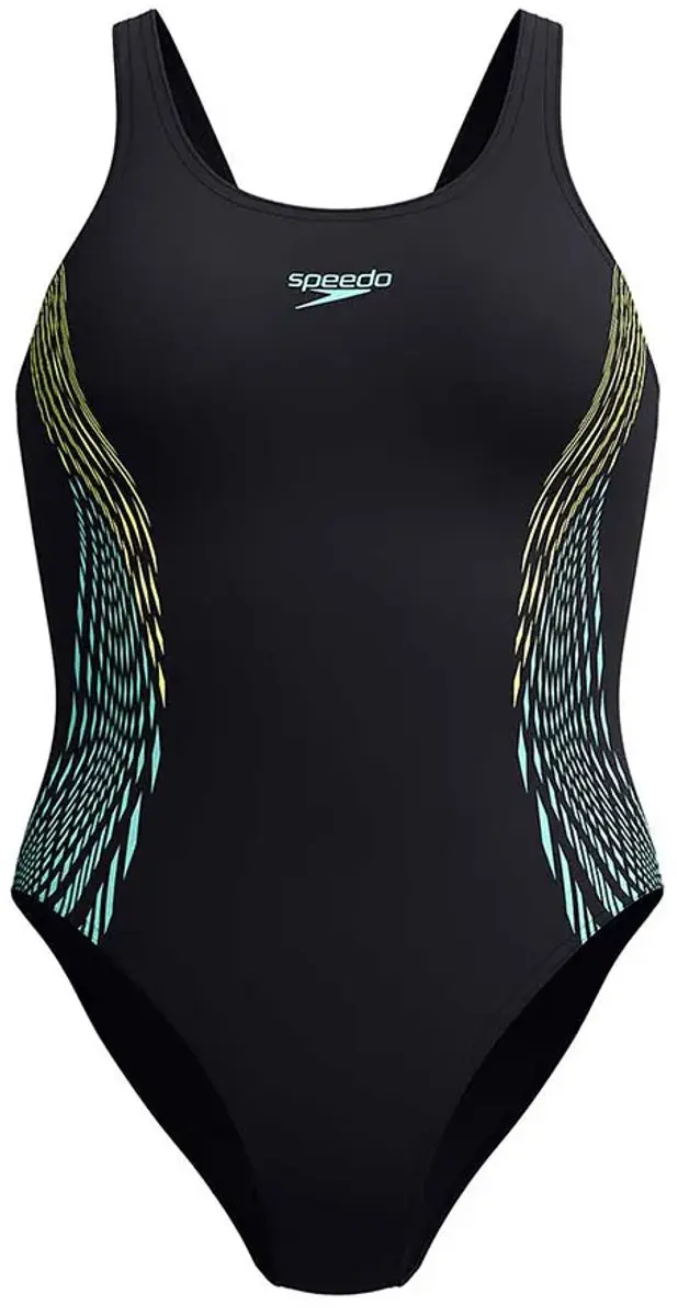 Speedo Placement Muscleback Zwemkleding 32 - Hyper Yellow