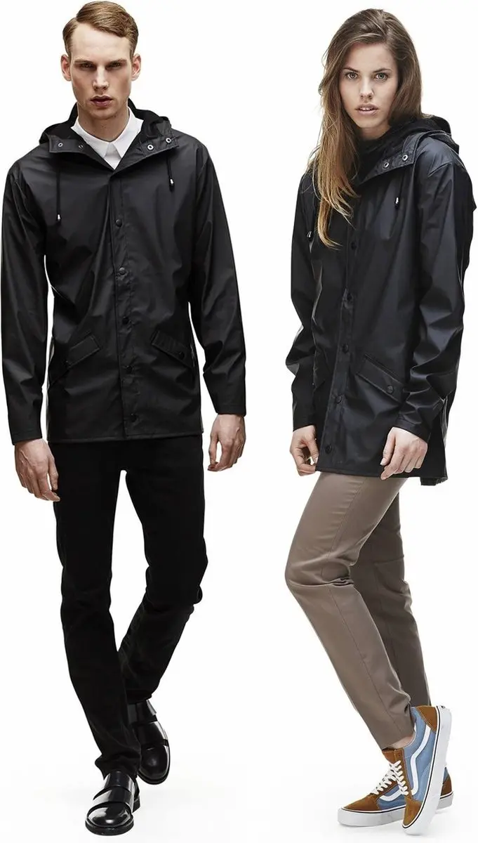Rains Jacket Black Regenjas - XS