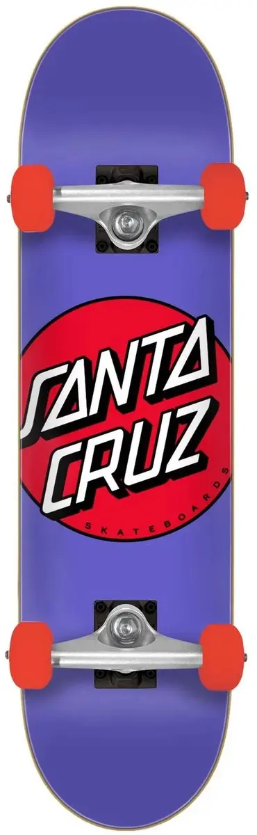 Santa Cruz Spotlight Dot Mini Skateboard - Paars - afbeelding 2 van 3