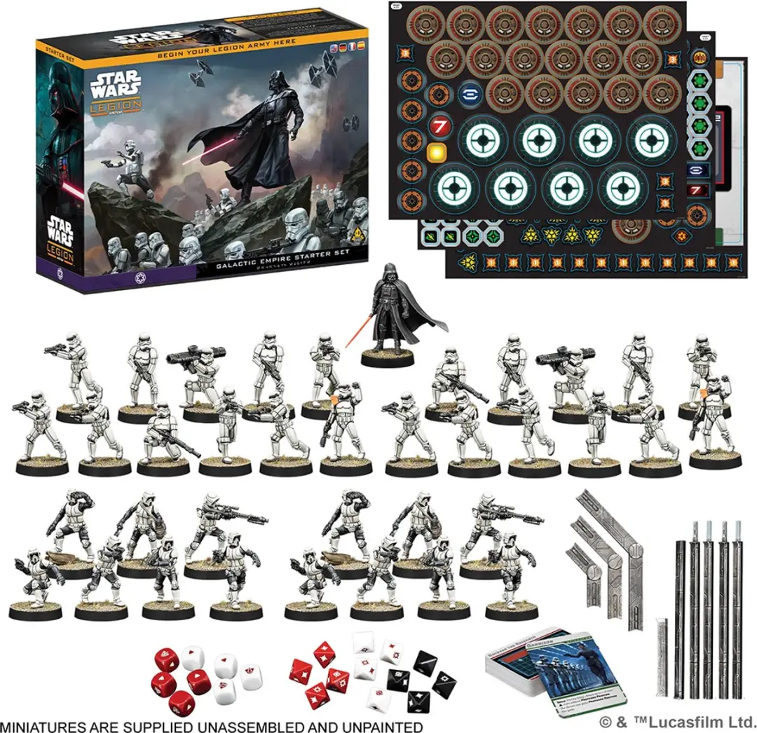 Atomic Mass Games Star Wars Legion Galactic Empire Starter Set AMSWQ02