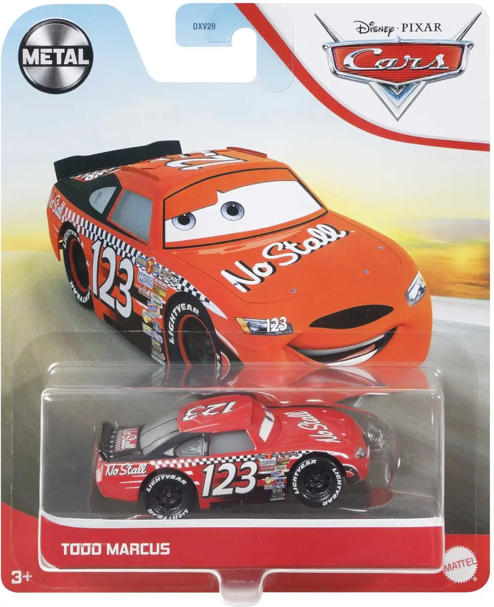 Mattel Disney Pixar Cars Todd Marcus - GRR55 Rood