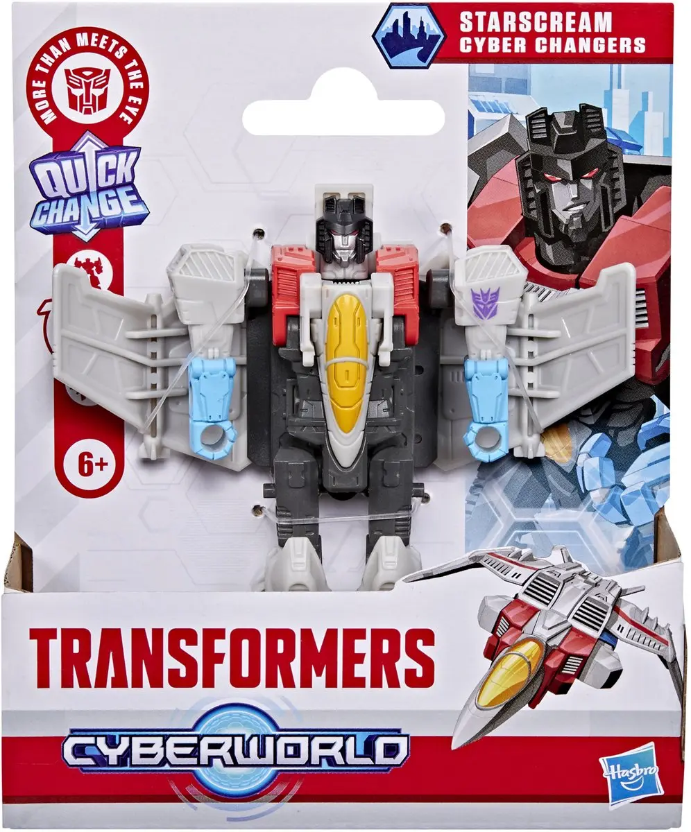 Transformers Cyberworld Starscream Cyber Changers Actiefiguur