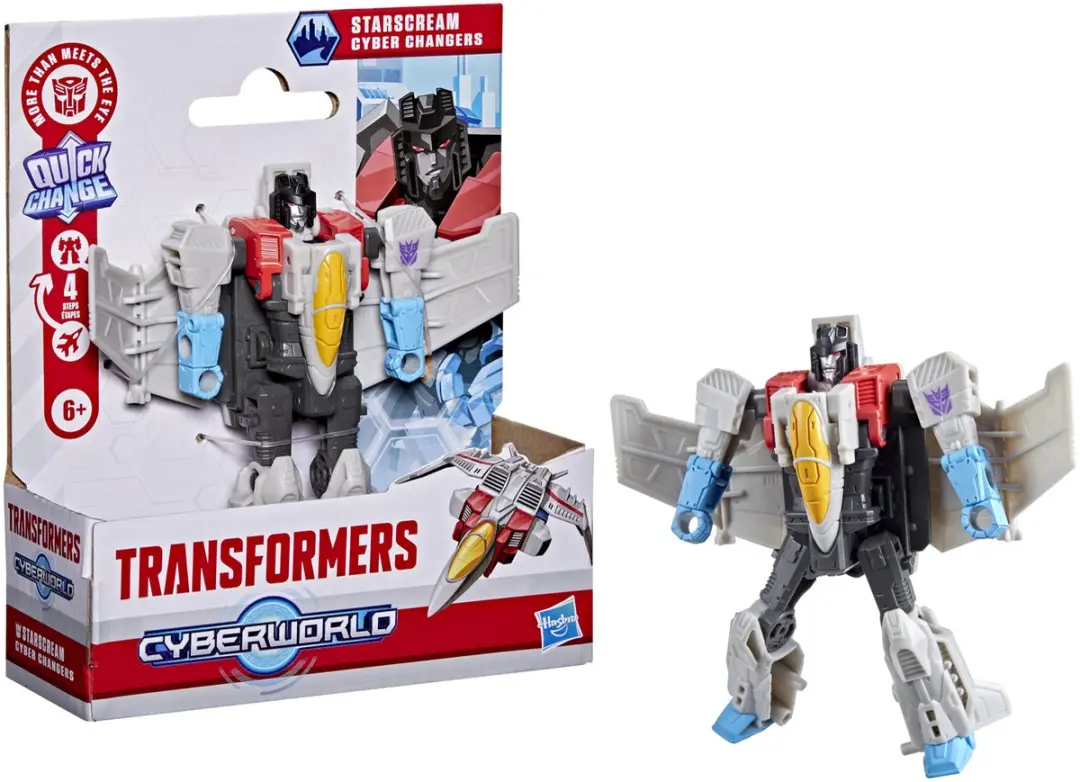 Transformers Cyberworld Starscream Cyber Changers Actiefiguur
