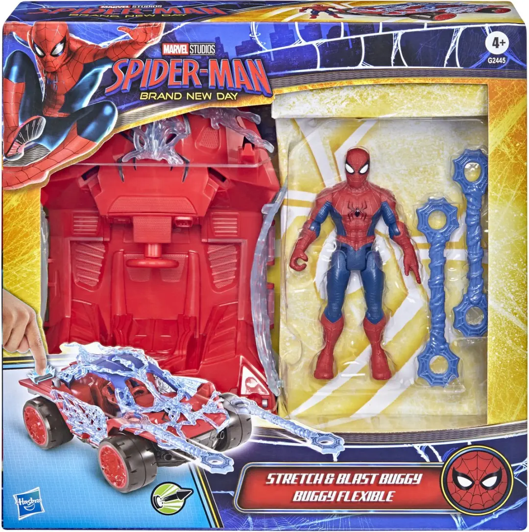 Hasbro Marvel Spider-Man ActionVerse Stretch en Blast Buggy G2445