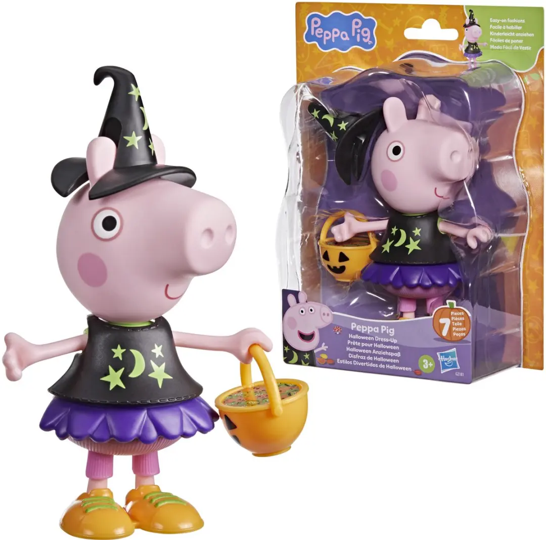 Peppa Pig Halloween Aankleed Speelfiguur 15cm