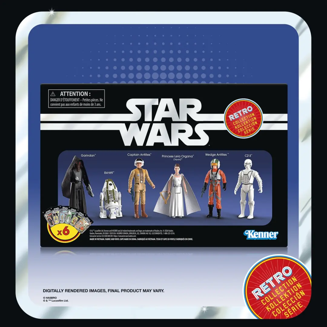 Star Wars Episode IV Retro Collection 6 Figuren