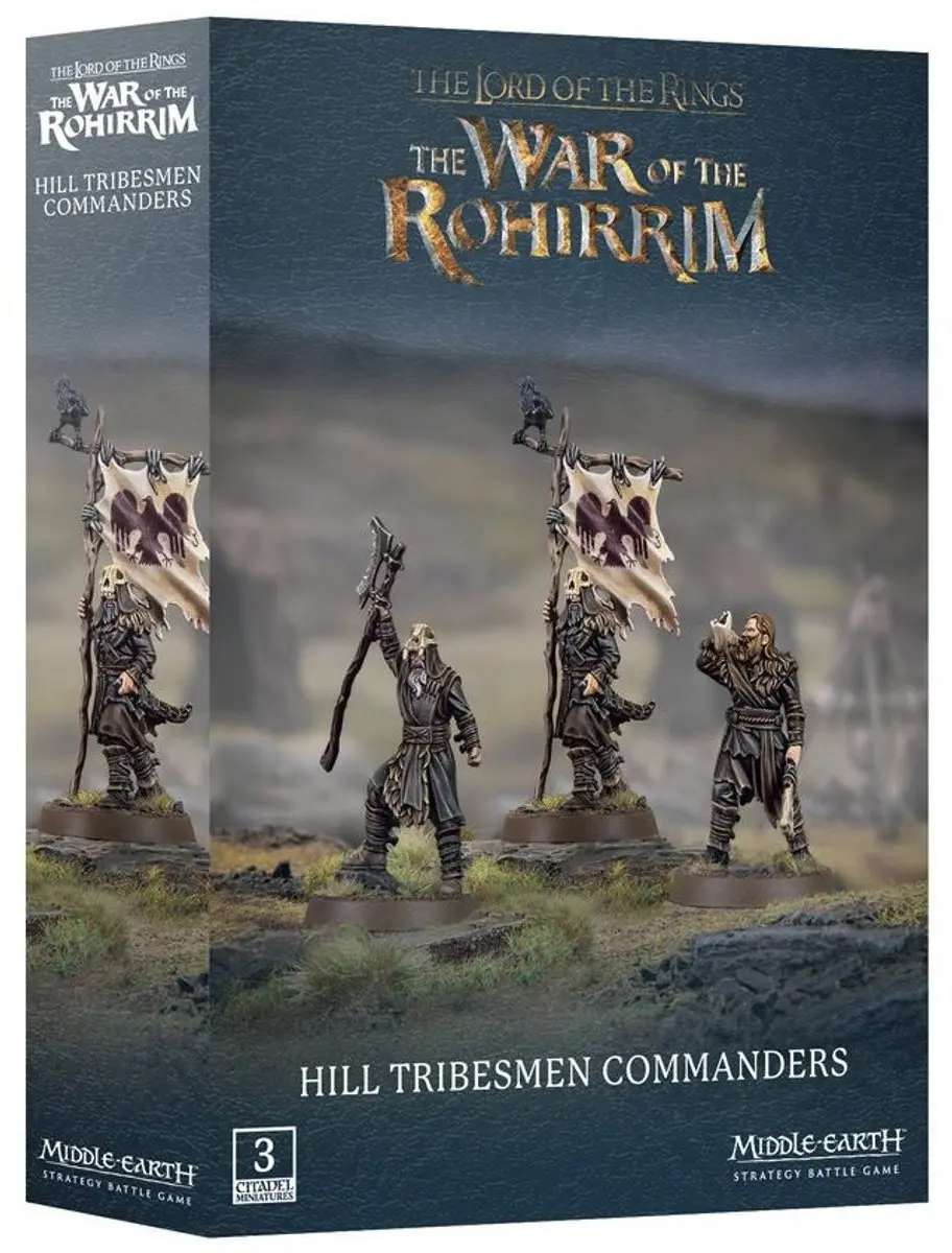 Games Workshop Hill Tribesmen Commanders Middle Earth SBG