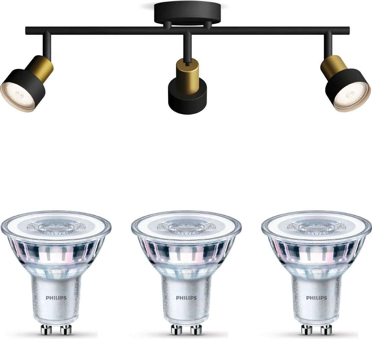 Philips Conduit Opbouwspot 3x GU10 Warmwit