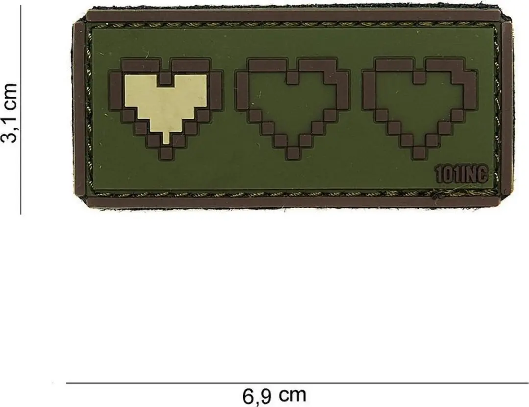 Embleem 3D PVC Last Life groen