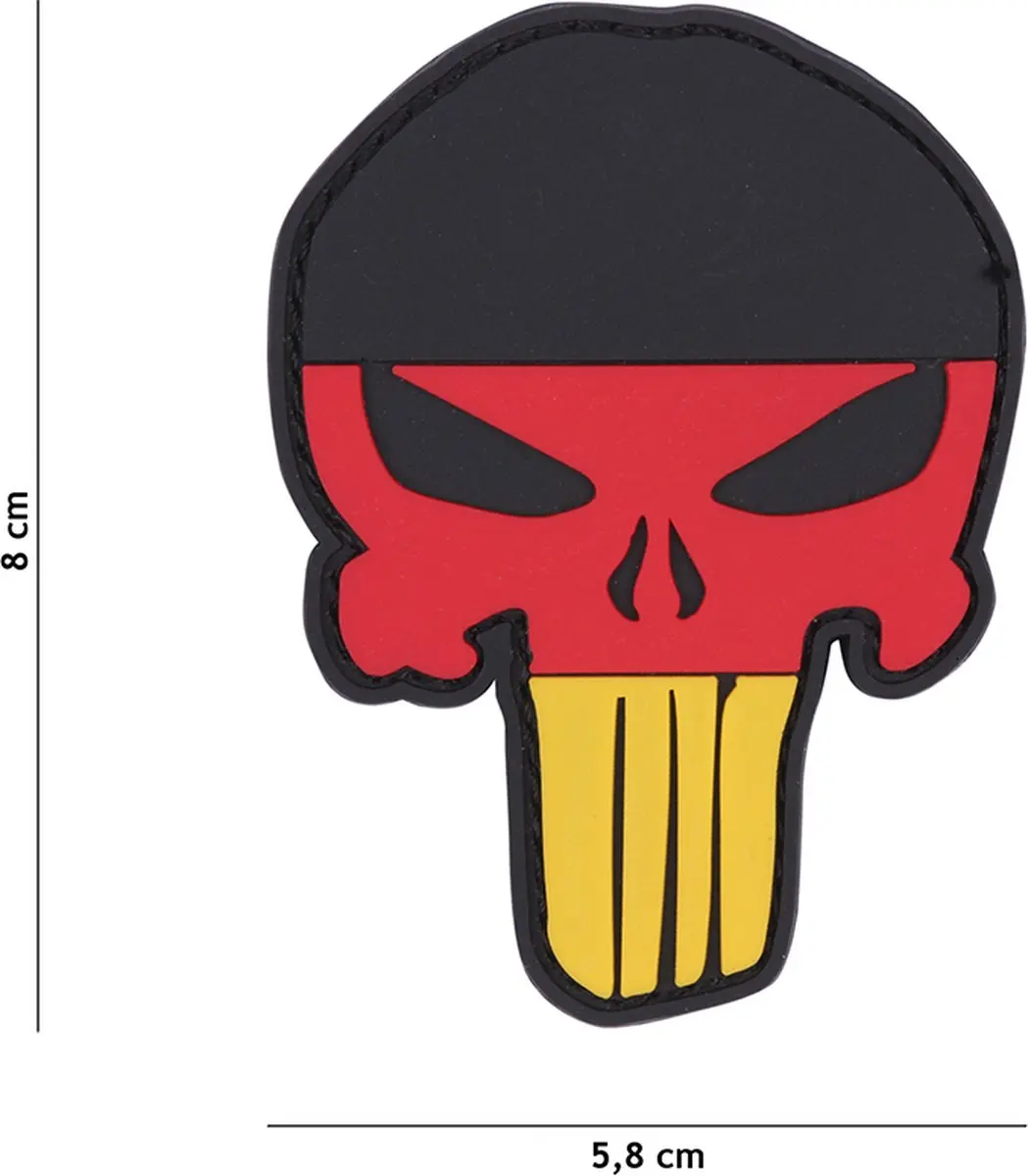 Embleem 3D PVC Punisher Duitsland