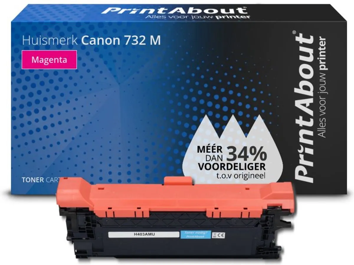 PrintAbout Canon 732 M-PA Toner - Magenta
