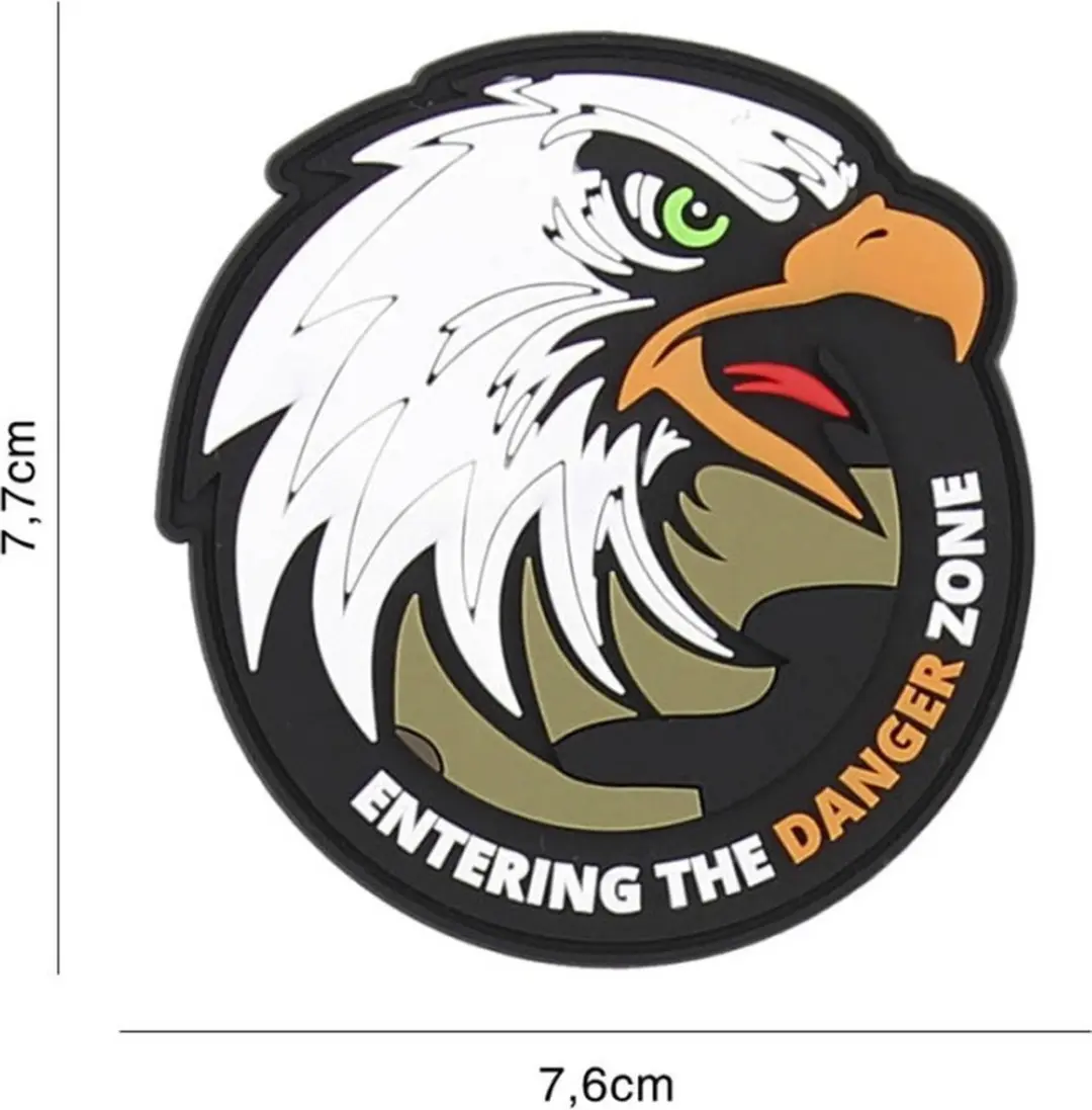 Embleem 3D PVC Danger Zone Eagle