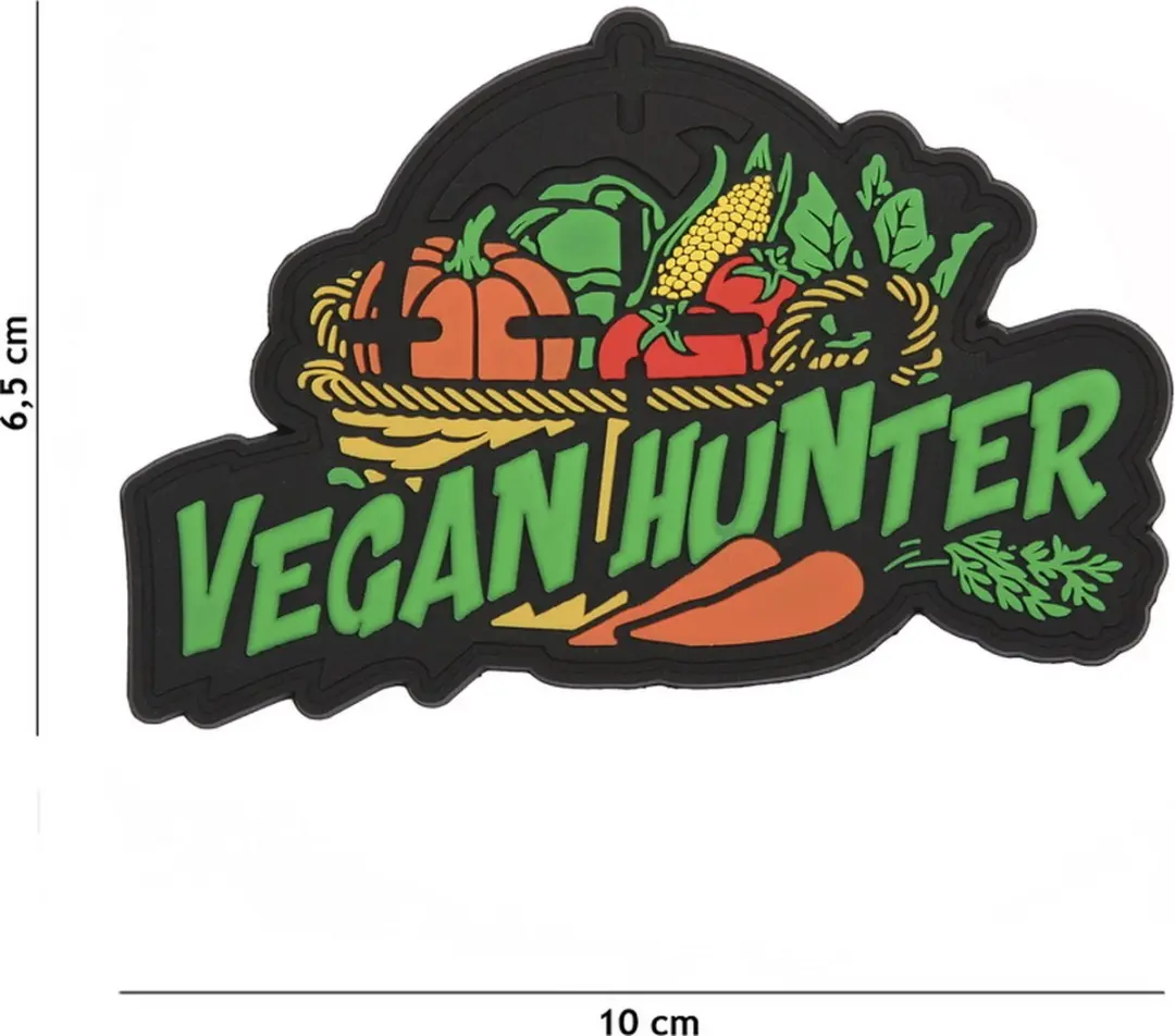 Embleem 3D PVC Vegan Hunter