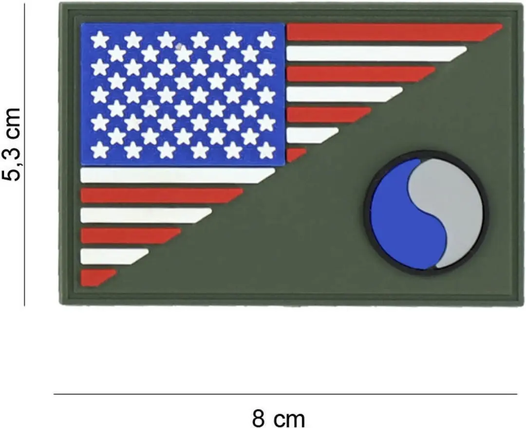 Embleem 3D PVC 29th Infantry halve vlag