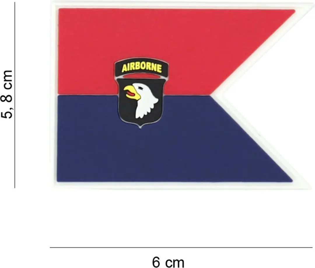 Embleem 3D PVC 101st Airborne guide