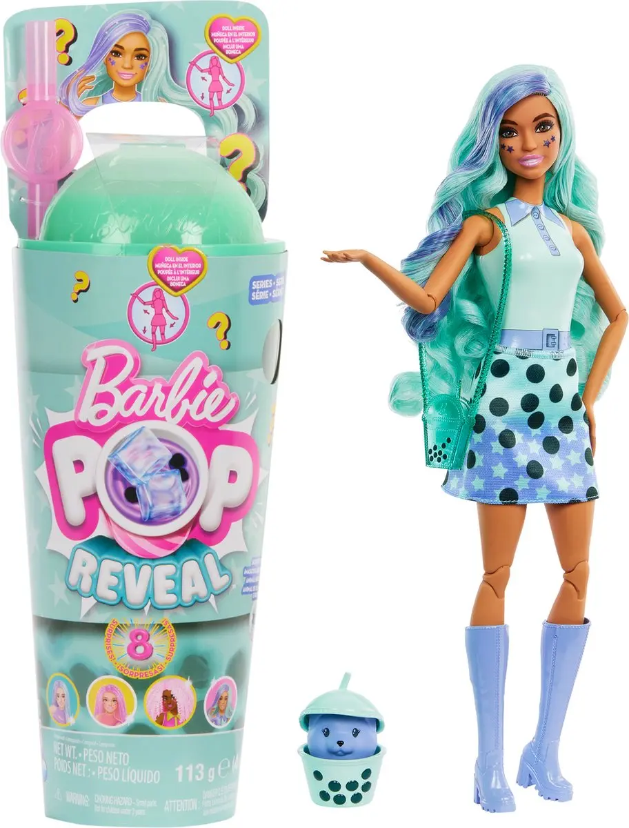 Barbie Reveal Bubbelthee Pop Groene Thee HTJ21