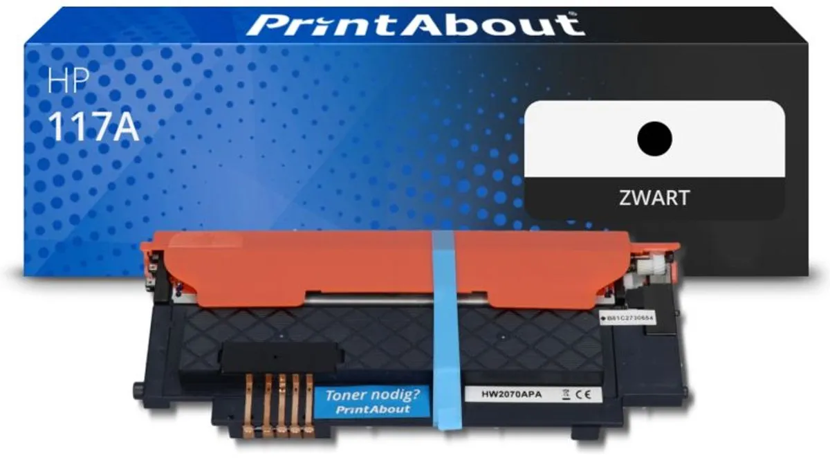 PrintAbout Toner 117A (W2070A) Zwart - HP compatibel