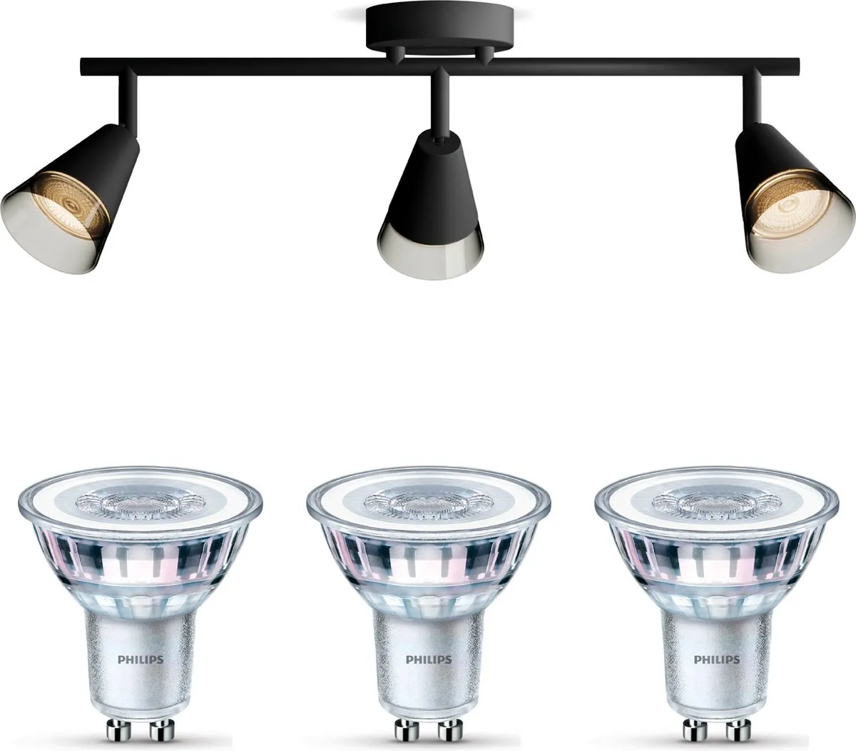 Philips Cleft Opbouwspot 3x GU10