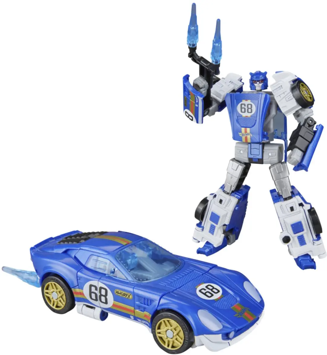 Transformers Hot Wheels El Segundo Coupe Actiefiguur 12,5cm - Blauw