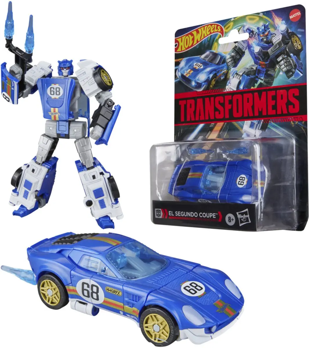 Transformers Hot Wheels El Segundo Coupe Actiefiguur 12,5cm