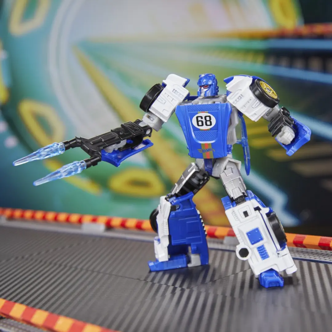 Transformers Hot Wheels El Segundo Coupe Actiefiguur 12,5cm - Blauw