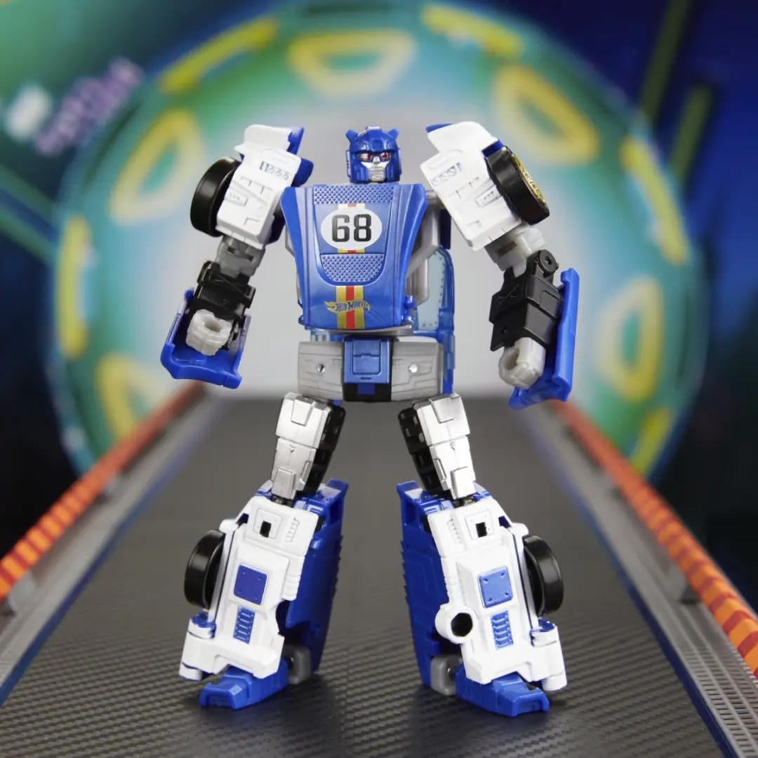 Transformers Hot Wheels El Segundo Coupe Actiefiguur 12,5cm - Blauw