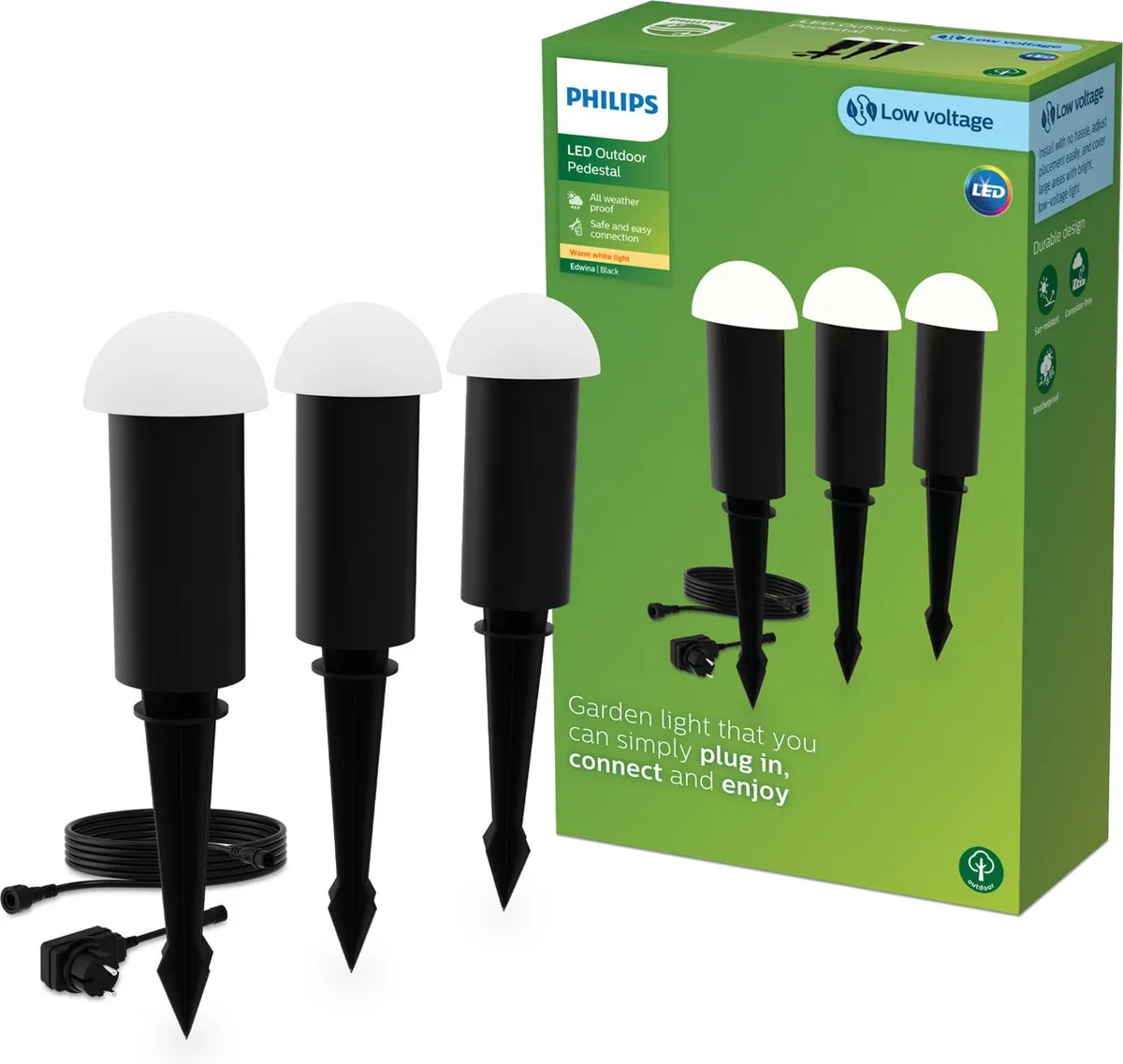 Philips Edwina GardenLink Sokkellamp 24V