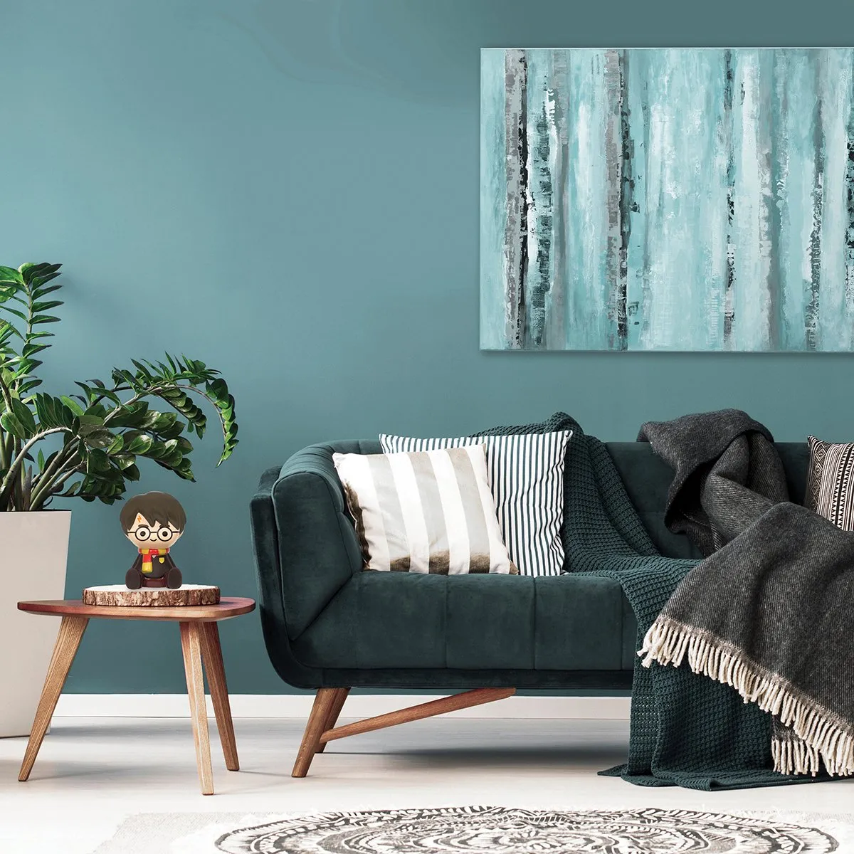 Harry Potter 3D Nachtlamp Kleurveranderend - Blauw licht - afbeelding 6 van 6