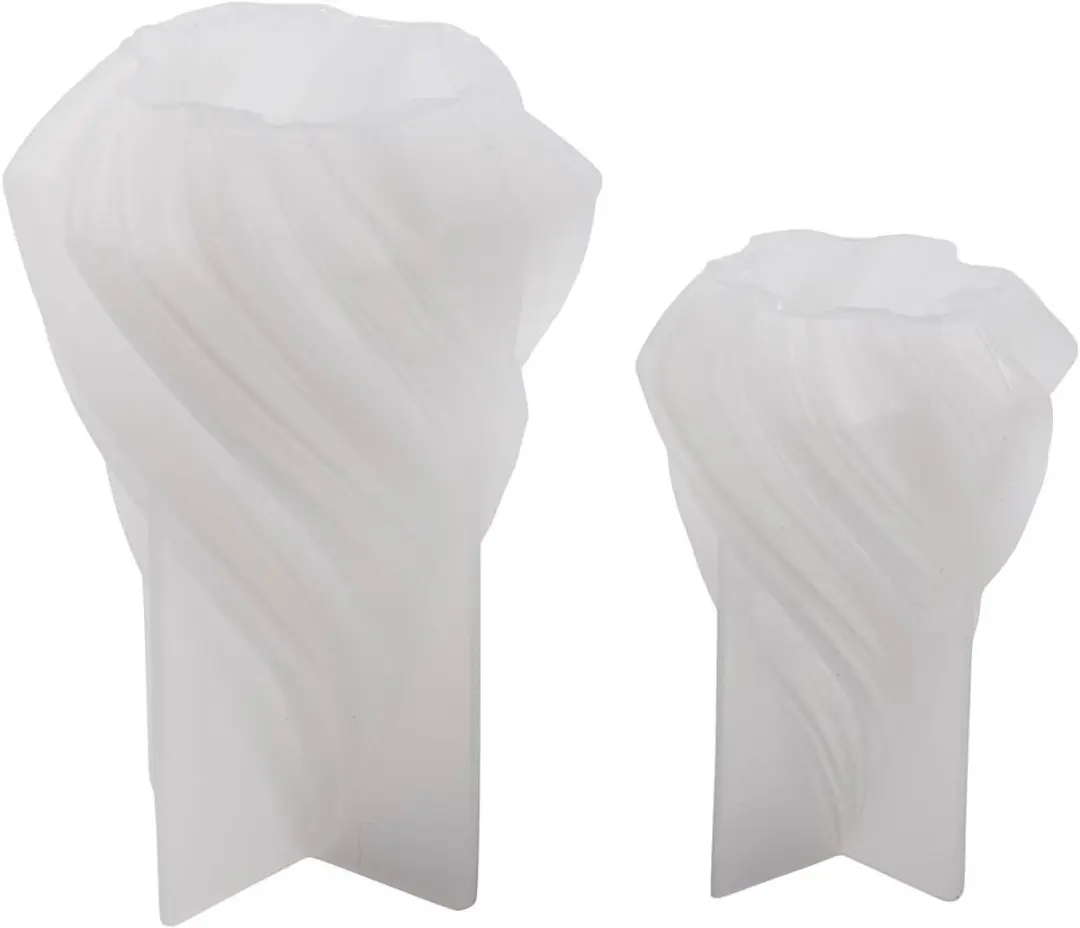Creativ Company Siliconen Mal Kerstboom Knutselset - 2 Stuks - Meerkleurig