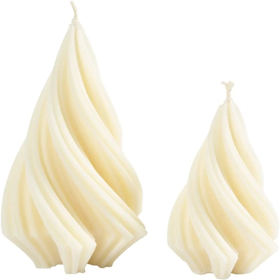Creativ Company Siliconen Mal Kerstboom Knutselset - 2 Stuks - Meerkleurig