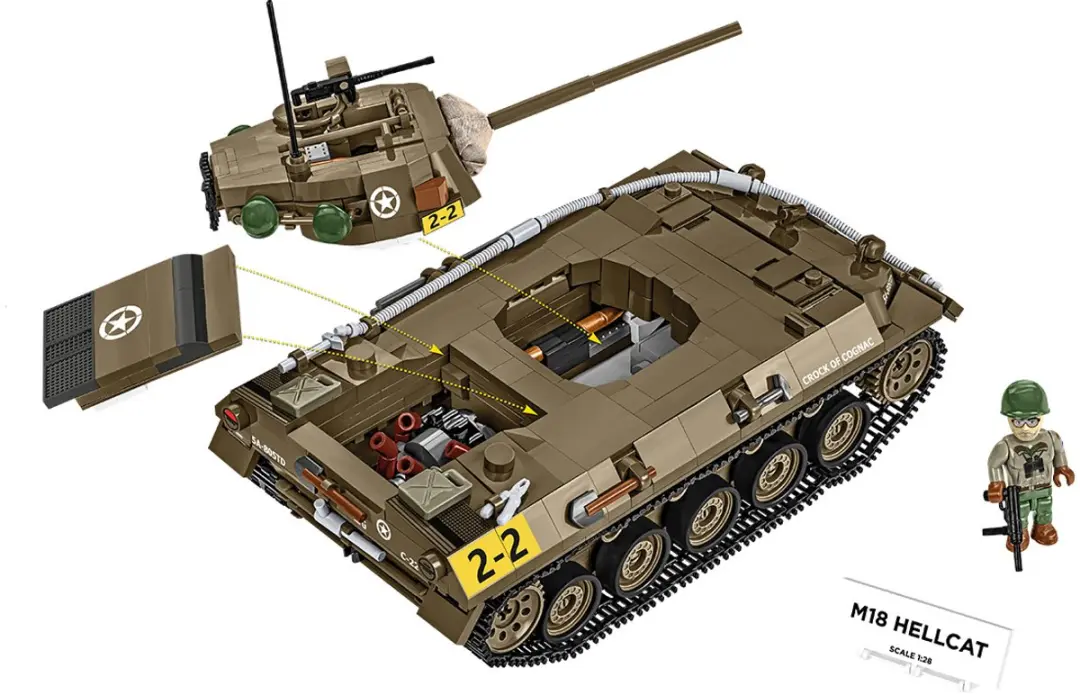 Cobi 2679 M18 Hellcat - afbeelding 6 van 6