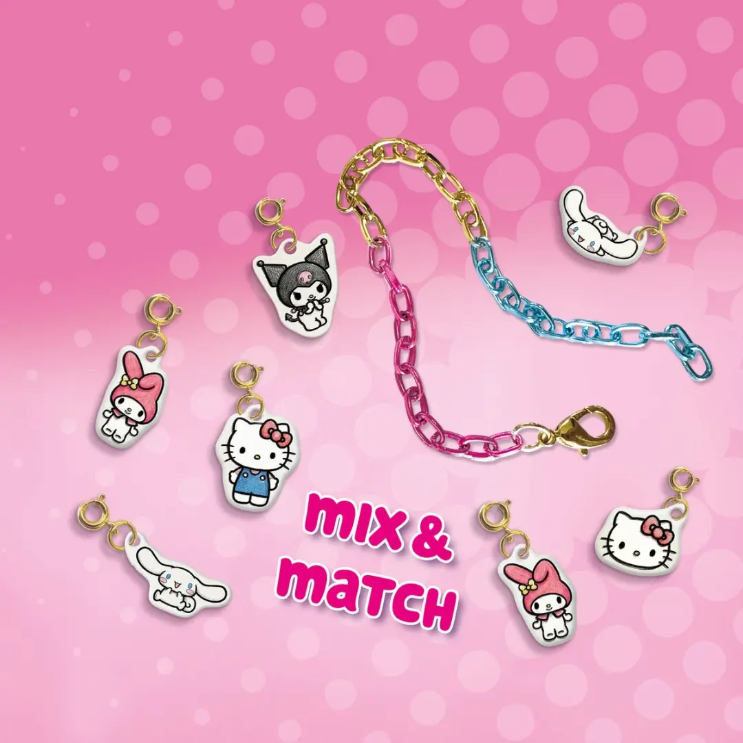 SES Creative Hello Kitty Mini Shrinkies Charms - 20 Stuks - Meerkleurig