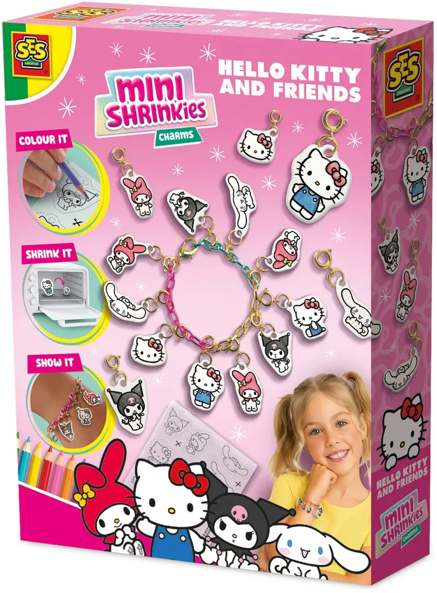 SES Creative Hello Kitty Mini Shrinkies Charms