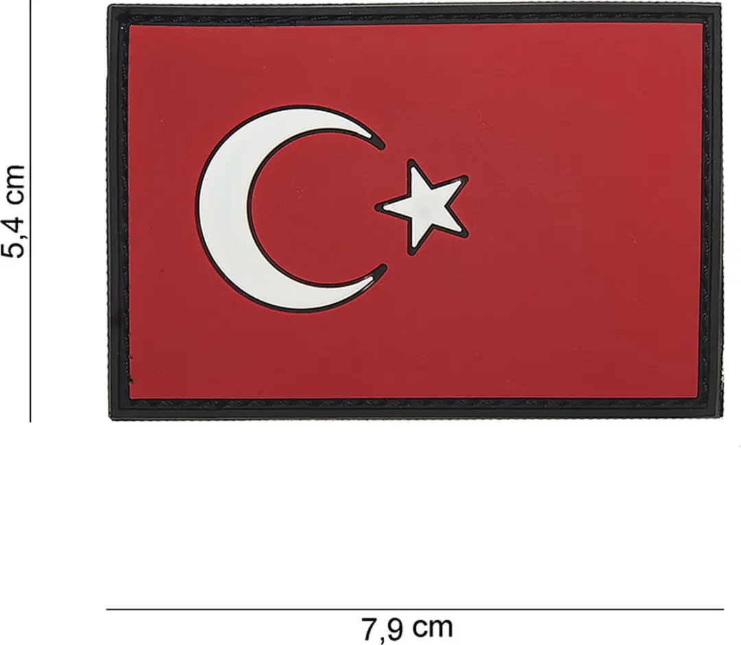 Embleem 3D PVC Turkije