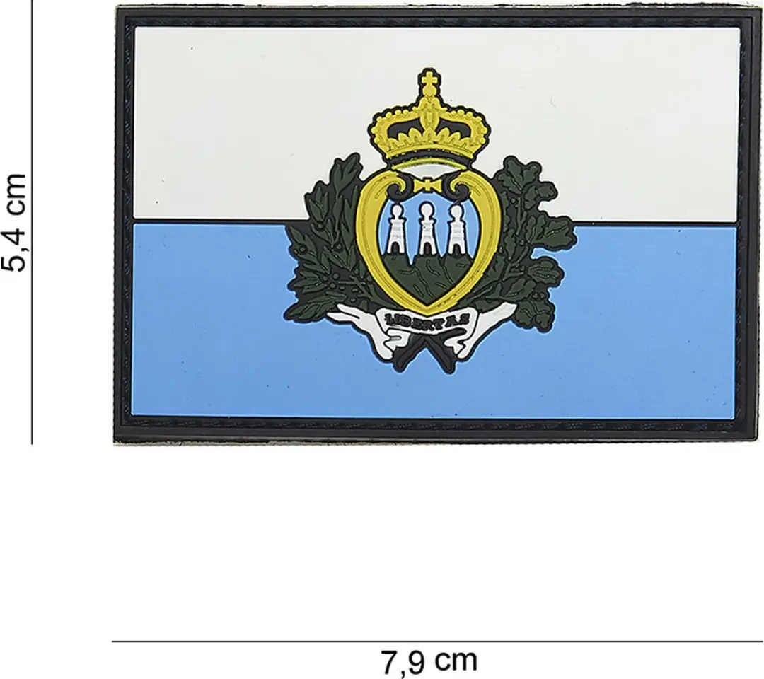 Embleem 3D PVC San marino