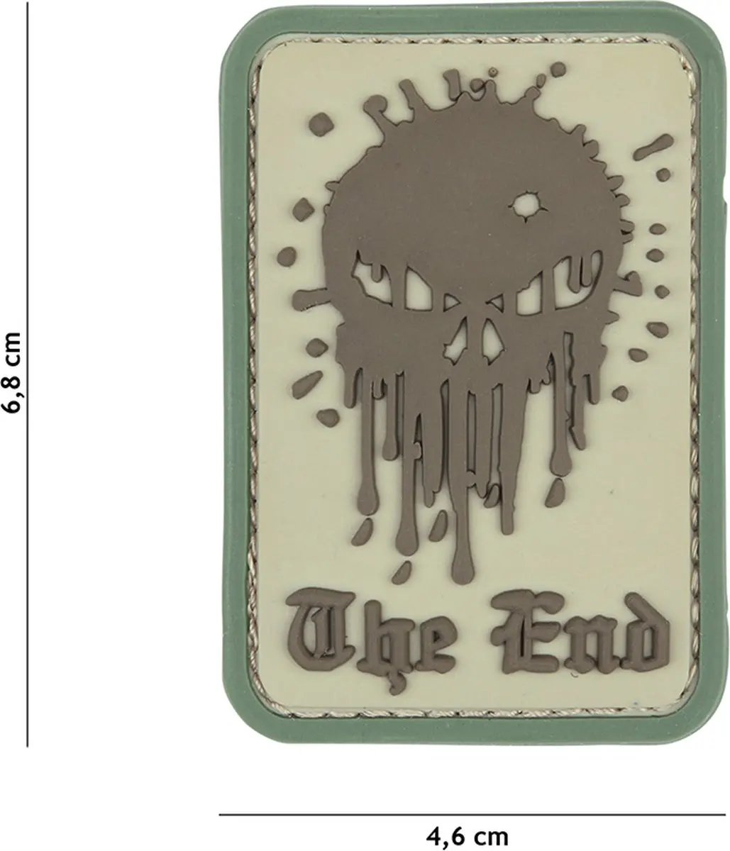 Embleem 3D PVC Skull the end coyote