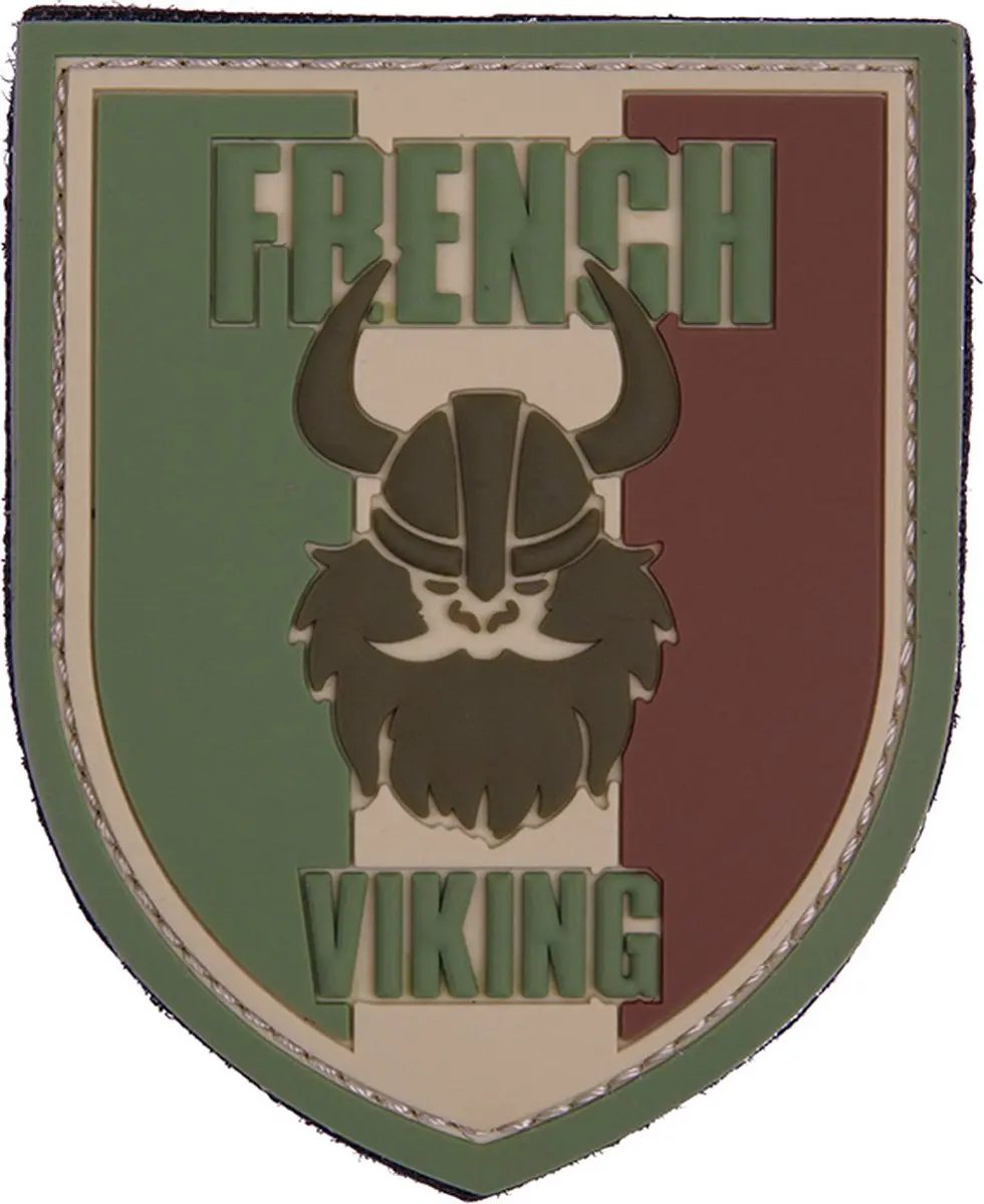 Embleem 3D PVC French viking multi
