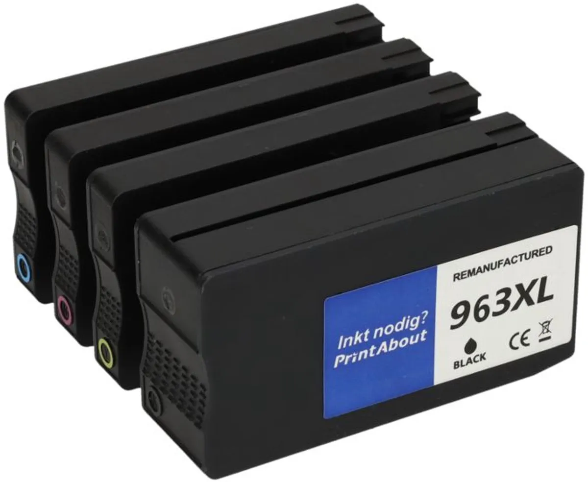 PrintAbout HP 963XL Inktcartridge 4-kleuren - 7.740 pagina's