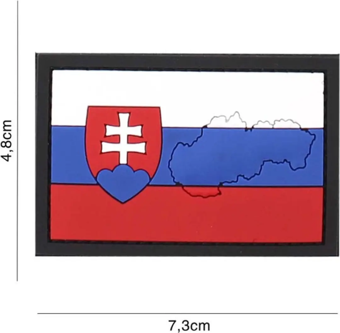 Embleem 3D PVC Slowakije met Contour