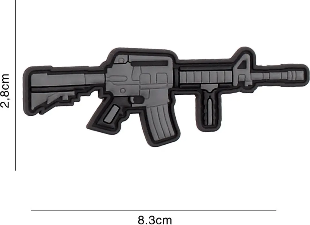 Embleem 3D PVC MS/AR-15