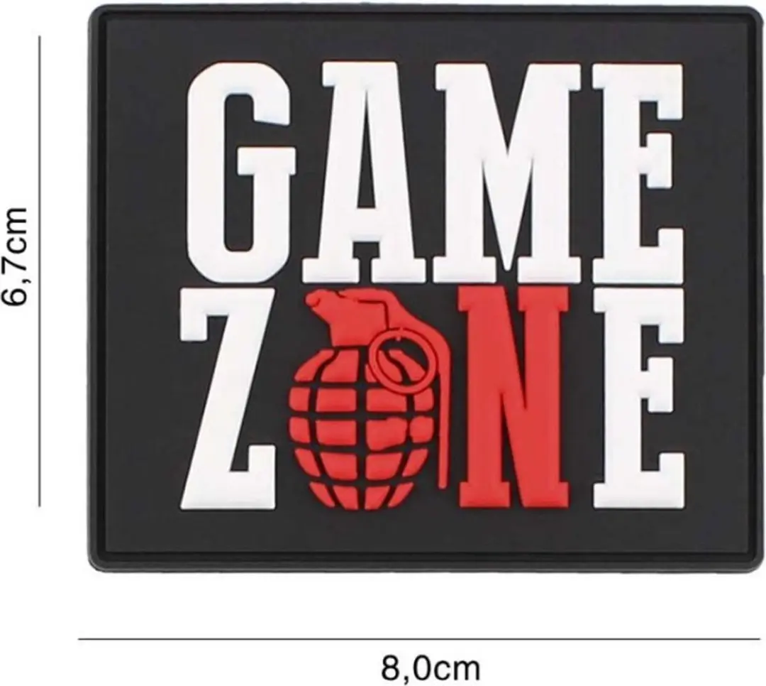 Embleem 3D PVC Game Zone