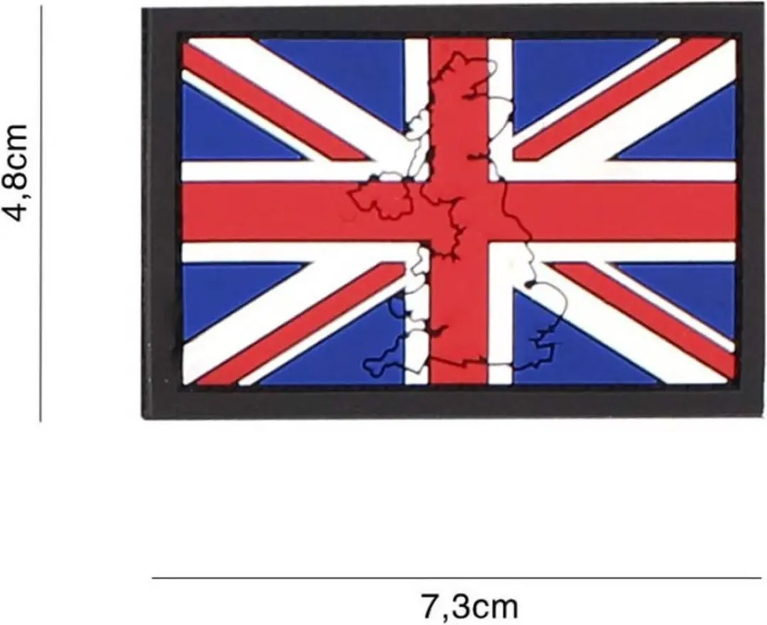 Embleem 3D PVC United Kingdom met Contour