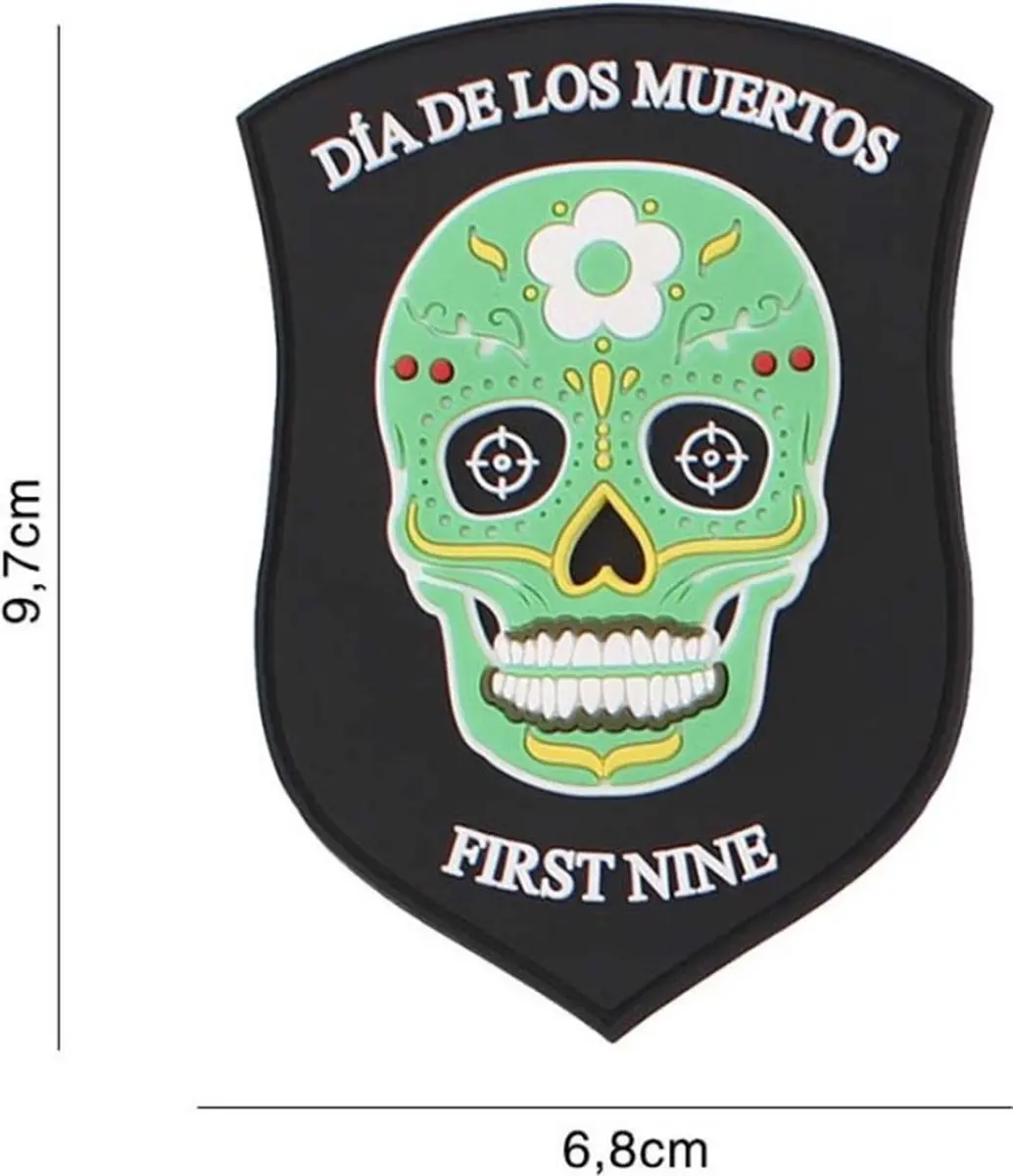 Embleem 3D PVC First Nine Schild Groen