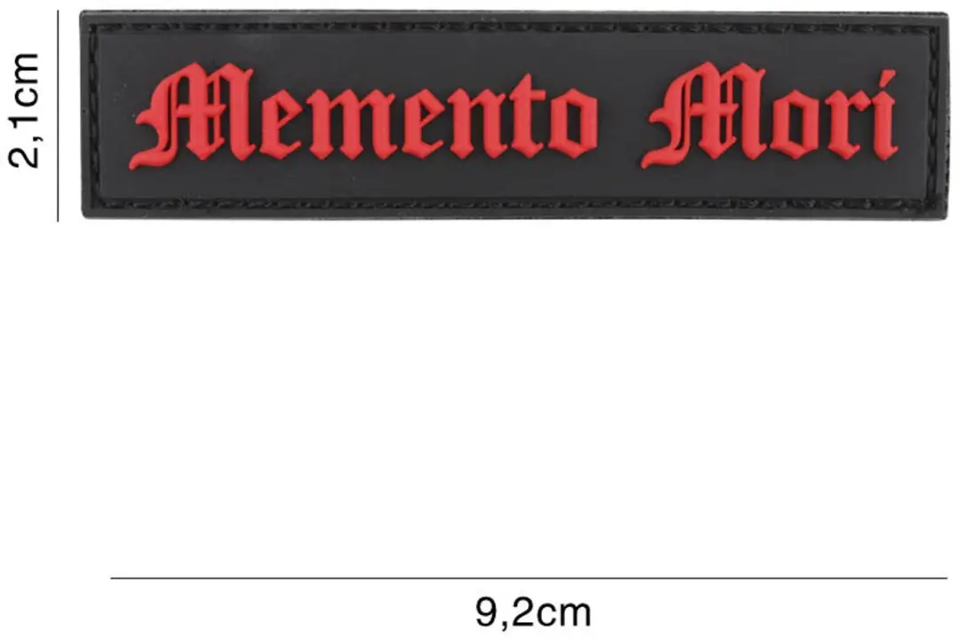 Embleem 3D PVC Dia De Muertos Zwart