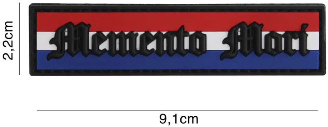 Embleem 3D PVC Memento Mori Nederland