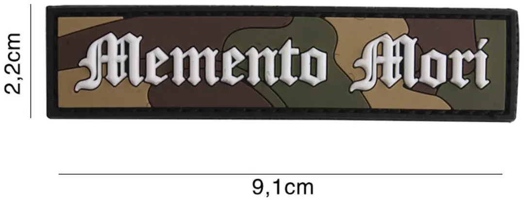 Embleem 3D PVC Memento Mori Woodland