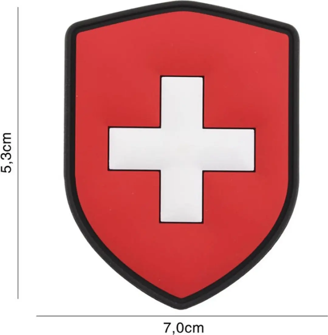 Embleem 3D PVC Zwitserland Schild